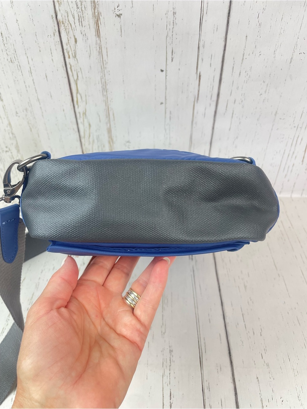 ORI LONDON Willesden Sling Bag *Burnt Blue - Picture 14 of 16